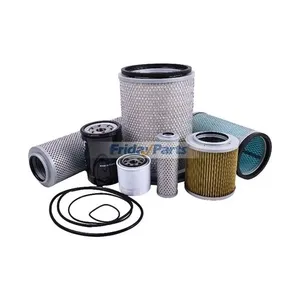 Filter Kit for Hitachi Engine 4BD1 Excavator EX100-2 EX100-3 — 2