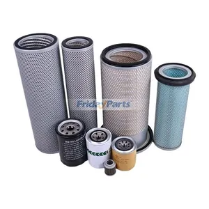 Filter Kit for Mitsubishi Engine 6D31 Kobelco Excavator SK200-2 — 2