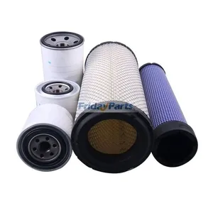 Filter Kit for Kubota Engine V3307 Tractor M6060 M7060 — 4