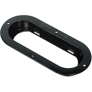 Black ABS Flange For Oval Lamps FL2238-1