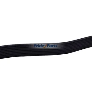 For Komatsu Excavator PC130-7 Engine 4D102 Air Conditioning Belt 8PK1500 — 4