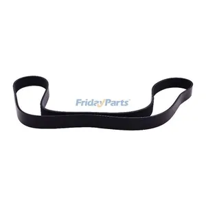 For Komatsu Excavator PC130-7 Engine 4D102 Air Conditioning Belt 8PK1500 — 2