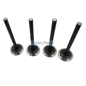 For Yanmar 4TNE88 Komatsu 4D88E Exhaust Valve 4 PCS YM129100-11130 — 2