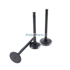 For Yanmar Engine 3TNV84 Komatsu Engine 3D84 Exhaust Valve 3 Units 1 Set YM129100-11130
