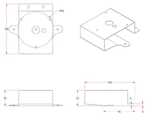 Freightliner M2 Beacon Light Bracket — 3