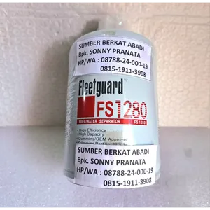 FLEETGUARD FS1280 FS-1280 FS… CUMMINS 3930942 FUEL WATER SEPARATOR FILTER…