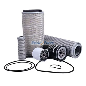 Air & Fuel & Oil & Hydraulic Filter for Isuzu Engine 4BD1 Hitachi Excavator EX100-2 EX100-3