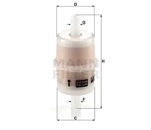 Kraftstofffilter Original MANN-FILTER WK32/7 - Vergleichsnummer Leyland… — 2