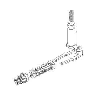Throttle shaft for Bosch VE injection pumps 1463162104 — 4
