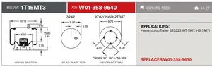 9640 Air Bag 566.ER9640 HDV9640
