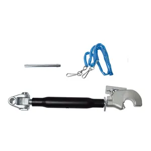 Heavy Duty Category 3 Top Link Knuckle with Hook Ends - 28mm, 380mm Tube
