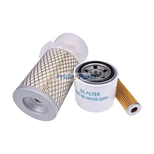 Filter Kit HH150-32094 15231-43560 15501-11081 for Kubota Tractor B8200E B8200D B7200E B7200D B7100D B6100E B6100D B5100E B5100D B4200D — 4
