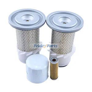 Filter Kit for Kubota Tractor B1550 B1750 B20 B2150 B6200 B7200 B8200 B9200 GF1800 G1700 G1800 G1900 G2000 G3200 G4200 T1400H T1600H — 4