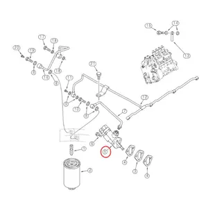 Fuel Pump J936318 J933254 for CASE 1840 1845C 521D 550H 650H 750H 750K 850K 686G 688G 960 — 5