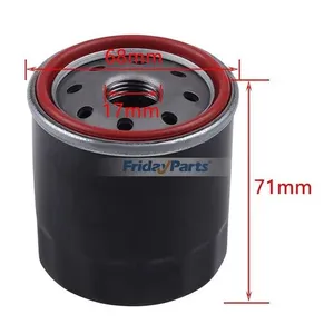 Oil Filter 49065-0724 for Kawasaki Engine FH381 FH430V FH480V FH500V FH541V FH580V — 2