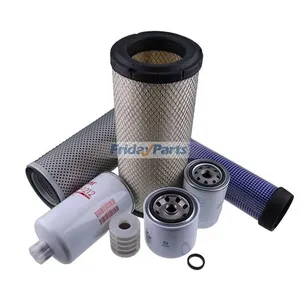 Maintenance Filter Kit for Kubota Engine V3307 Takeuchi Track Loader TL8R2 — 3