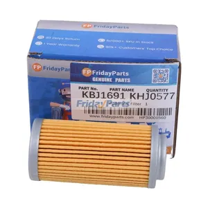 Hydraulic Filter KBJ1691 KHJ0577 for JCB Excavator JS110 JS115 JS130 JS145 JS150W JS160 JS175W JS180 JS200 JS210 JS220 JS235 JS240 JS260 JS290 JS330 JS360 JS460