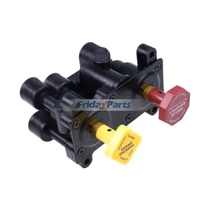 Midland Haldex KN20615 1/4" NPT Ports Dual Manifold Dash Valve — 5