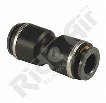 KV2H11-00 - Straight Union 3/8" - Composite DOT Push-To-Connect Air Brake Fittings