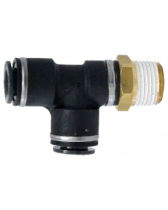 PTC Male Run Tee 3/8 Tube X 1/4 NPT QL1371-6B KV2Y11-35S