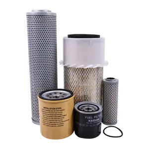 Filter Kit for Isuzu Engine 4JB1 Hitachi Excavator EX60UR EX60URG