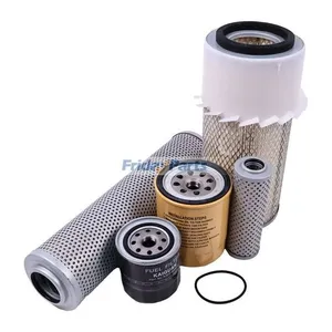 Filter Kit for Isuzu Engine 4JB1 Hitachi Excavator EX60UR EX60URG — 3