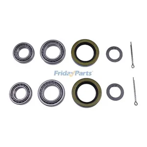 4 Sets of Trailer Hub Wheel Bearing Kit L44649 L44610… Gease Seals 171255TB… — 2