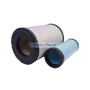 Air Filter Kit LC11P00018S003 LC11P00018S002 for Kobelco Excavator SK350-8 SK350-9