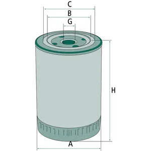 MANN FILTER Motorölfilter Fleetguard-Nr LF3692 Vergleichs-Nr 3769707 — 2