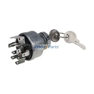 Ignition Switch with 2 Keys 167603R91 947399 468438C91 184720R91 344688C91 LS-473 for Jeep CJ5 International 4000 4700 4900 8000 Series Truck — 2