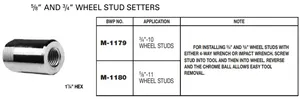 3/4-10 Wheel Stud Setter E-5834 M-1179