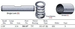 King Pin Set E-4430B 300-107 M-2300 NON RETURNABLE