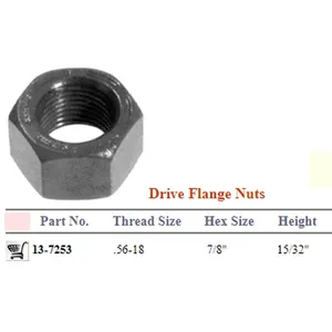 Wheel Nut E-5963 13-7253 M-5114