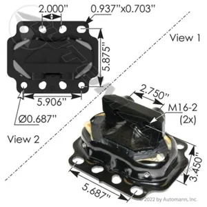 Automann M17500 Motor Mount Rear Peterbilt