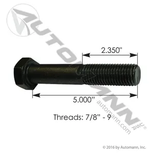 Automann M4858 Insulator Bolt 7/8in-9 X 5in Mack