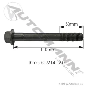 Automann M5400 Shackle Bolt 14mm -2 X 110mm Ford