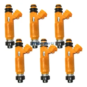 6 Pieces Fuel Injector MD337900 for Mitsubishi Mitsubishi Montero Sport 3.5L V6 1998-2004