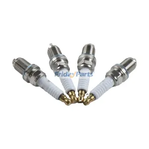 4 Pieces Spark Plug MIU11020 for Briggs & Stratton Engine 31P707 40H777 John Deere Mower Z335E Z915B Z925A E100 — 3