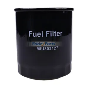 Black Fuel Filter MIU803127 for Yanmar Engine 3TNV86 3TNV88 4TNV86 John Deere Mower 1570 1575 1580 1585 7400A 7500A 7700A — 9