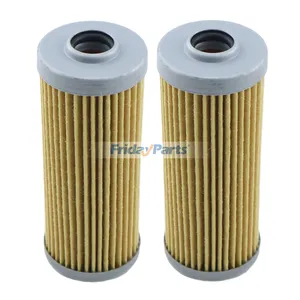 2 Pieces Fuel Filter MIU804763 for John Deere Tractor 1025R 2025R 1023E 1026R 2305 2320 4200 4300 4210 755 855 455 425 445 X495 X595 X750 X950R Utility Vehicle HPX815E XUV855D
