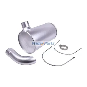 Muffler 6209-11-5231 6735-11-5541 for Komatsu Engine 6D95 6D102 Excavator PC200-6 PC210-6 PC220-6 PC220LC-6