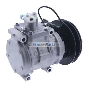 10PA15C A/C Compressor ND447200-0246 for Komatsu D135A-2 D155A-2 D275A-2 D40A-5 D50A-18 D85A-21 D85E-21 — 4