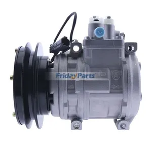 10PA15C A/C Compressor ND447200-0246 for Komatsu D135A-2 D155A-2 D275A-2 D40A-5 D50A-18 D85A-21 D85E-21 — 5