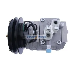 10PA15C A/C Compressor ND447200-0246 for Komatsu D135A-2 D155A-2 D275A-2 D40A-5 D50A-18 D85A-21 D85E-21 — 2