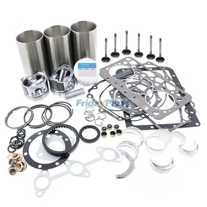 Overhaul Rebuild Kit for Mitsubishi Engine L3E Doosan Daewoo Excavator SOLAR 015+ 018 VT DX15 DX18