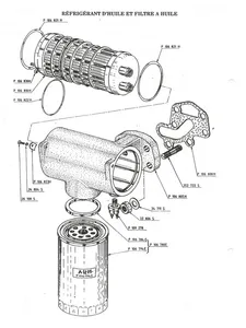 Engine oil filter / Filtre à huile moteur Perkins — 2
