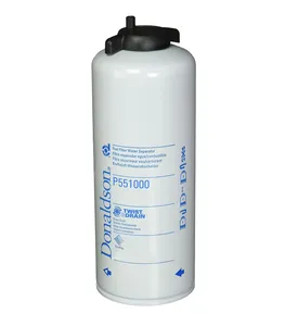 P551000 Donaldson Fuel Filter, Water Separator Spin-On Twist&Drain — Pack of 1