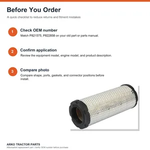 John Deere Air Filter M131802 M164264 — 4