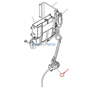 12V TM08 A/C Compressor PH91V00004F1 for New Holland Excavator E35SR E30B E55BX E35B E50B E30BSR E35BSR E50BSR E30SR E50SR — 2