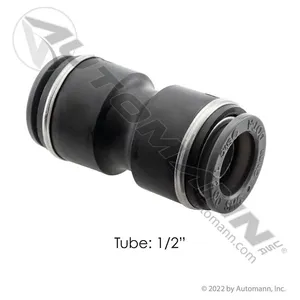 PHI12-95088 Straight Union PLC QWIK-FIT 1/2in Tube